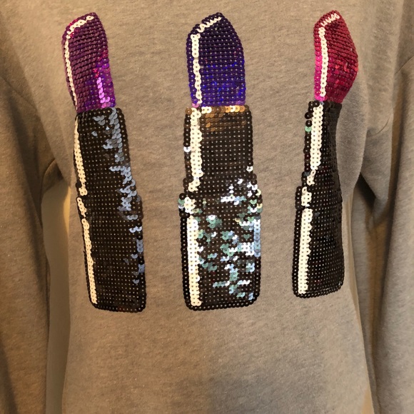 Juicy couture sequin sweatshirt medium - Picture 2 of 3